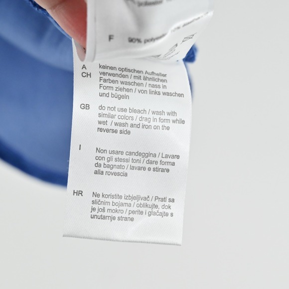 Vtg Y2k Blue‎ Velvet Dress Womens Size 38 Cowl Neck Velour Whimsigoth Holiday - Picture 10 of 14